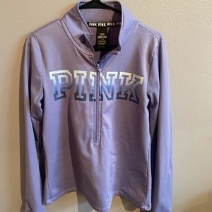 PINK Victoria’s Secret purple half zip up